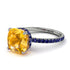 Cushion Hidden Yellow Diamond Ring - Nova No. 1015 image 1