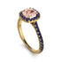 Cushion Morganite Halo Engagement Ring - Jade No. 913 image 3