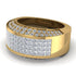 Diamond Cluster Wide Fancy Wedding Band - Kyla No. 1 image 3