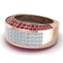 Diamond Cluster Wide Fancy Wedding Band - Kyla No. 47 image 3