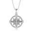 Diamond-Encrusted Compass Charm Necklace - Celeste No. 3 image 1