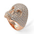 Diamond-Encrusted Skull Men's Fashion Ring - Jules No. 2 image 3