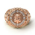 Diamond Owl Gold Men's Fashion Ring - Adrian No. 2 image 2