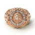Diamond Royal Lion Men Signet Ring - Terry No. 2 image 4