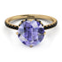 Double Hidden Halo Tanzanite Engagement Ring - Angelina No. 207 image 3