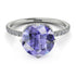 Double Hidden Halo Tanzanite Engagement Ring - Angelina No. 203 image 3
