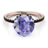 Double Hidden Halo Tanzanite Engagement Ring - Angelina No. 208 image 3
