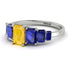 Emerald Cut Citrine Geometrical Ring - Briella No. 615 image 3
