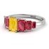 Emerald Cut Citrine Geometrical Ring - Briella No. 612 image 3