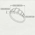 Emerald Cut Citrine Geometrical Ring - Briella No. 615 image 4