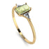 Emerald Cut Peridot With Triangles Ring - Remi No. 701 image 2
