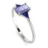 Emerald Cut Tanzanite With Triangles Ring - Remi No. 215 image 2