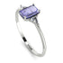 Emerald Cut Tanzanite With Triangles Ring - Remi No. 203 image 2