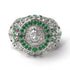 Emerald Royal Lion Men Signet Ring - Terry No. 6 image 3