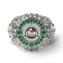 Emerald Shark Gold Men's Fashion Ring - Ryan No. 6 image 2