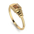 Geometric Princess Cut Brown Diamond Ring - Everleigh No. 1101 image 4