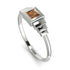 Geometric Princess Cut Brown Diamond Ring - Everleigh No. 1103 image 4