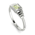 Geometric Princess Cut Peridot Ring - Everleigh No. 703 image 4