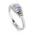 Geometric Princess Cut Tanzanite Ring - Everleigh No. 203 image 3