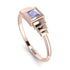 Geometric Princess Cut Tanzanite Ring - Everleigh No. 202 image 3
