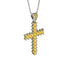Glamorous Citrine Cross Pendant - Raymond No. 603 image 2