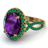 Glamorous Oval Amethyst Ring - Jordyn No. 304 image 1