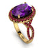 Glamorous Oval Amethyst Ring - Jordyn No. 310 image 2