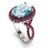 Glamorous Oval Aquamarine Ring - Jordyn No. 412 image 2