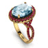 Glamorous Oval Aquamarine Ring - Jordyn No. 410 image 2