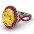 Glamorous Oval Citrine Ring - Jordyn No. 712 image 1