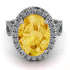 Glamorous Oval Citrine Ring - Jordyn No. 603 image 3