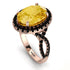 Glamorous Oval Citrine Ring - Jordyn No. 708 image 2