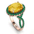 Glamorous Oval Citrine Ring - Jordyn No. 705 image 2