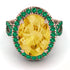 Glamorous Oval Citrine Ring - Jordyn No. 705 image 3