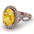 Glamorous Oval Citrine Ring - Jordyn No. 602 image 1