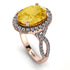 Glamorous Oval Citrine Ring - Jordyn No. 602 image 2