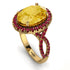 Glamorous Oval Citrine Ring - Jordyn No. 710 image 2