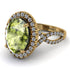Glamorous Oval Peridot Ring - Jordyn No. 801 image 1