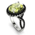 Glamorous Oval Peridot Ring - Jordyn No. 809 image 2