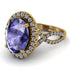 Glamorous Oval Tanzanite Ring - Jordyn No. 201 image 1