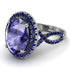 Glamorous Oval Tanzanite Ring - Jordyn No. 215 image 1