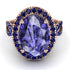 Glamorous Oval Tanzanite Ring - Jordyn No. 214 image 3