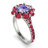 Glamorous Tanzanite Halo Engagement Ring - Amaya No. 212 image 3