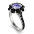 Glamorous Tanzanite Halo Engagement Ring - Amaya No. 209 image 3