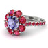 Glamorous Tanzanite Halo Engagement Ring - Amaya No. 212 image 1