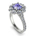 Glamorous Tanzanite Halo Engagement Ring - Amaya No. 203 image 3