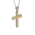 Glamorous Yellow Diamond Cross Pendant - Raymond No. 1003 image 2