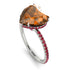 Heart Shape Brown Diamond Ring - Noelle No. 1112 image 2