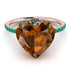 Heart Shape Brown Diamond Ring - Noelle No. 1105 image 3