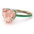 Heart Shape Morganite Ring - Noelle No. 904 image 1